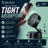 Ultra-Strong Magnetic Desk Mount & 360° Rotating Phone Stand